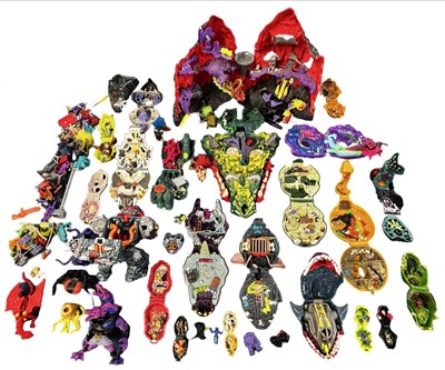 Lot 295 - A large collection of retro Mighty Max...