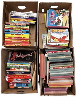 Lot 888B - FOUR BOXES: Various vintage children's annuals