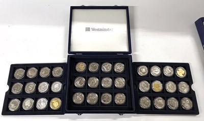 Lot 346 - Westminster Mint: 24 Commemorative ERII Crowns; Jersey/Guernsey