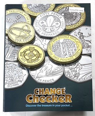 Lot 344 - Change Checker Folder with 70 £5 Coins