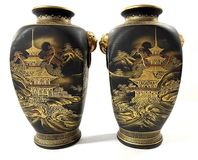 Lot 201 - A pair of early 20th Century Satsuma wear...