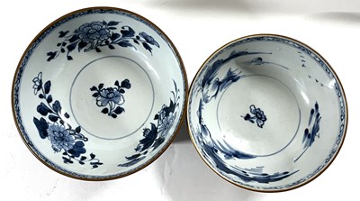 Lot 206 - Two Nanking Cargo bowls, the interior with...