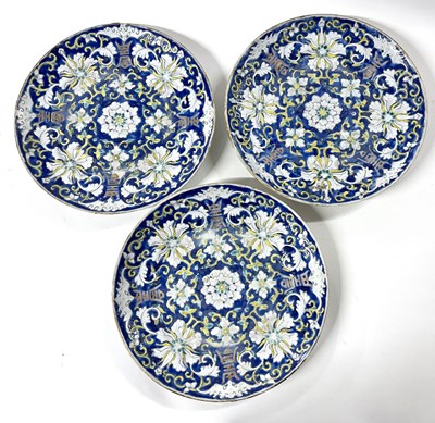 Lot 207 - Three late 19th Century Chinese porcelain...