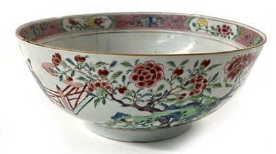 Lot 210 - An 18th Century Chinese porcelain punch bowl...
