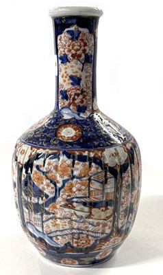 Lot 222 - A Japanese porcelain vase Meiji period, the...