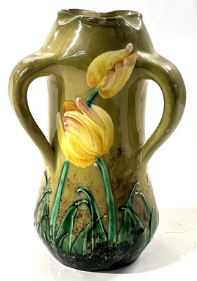 Lot 246 - A late 19th Century Art Nouveau style pottery...