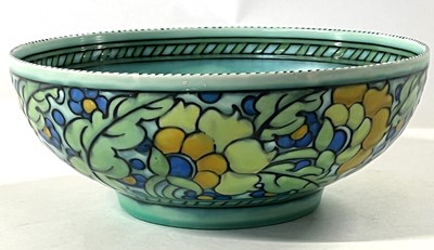 Lot 249 - A Charlotte Rhead bowl with tubelined floral...
