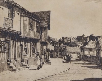 Lot 512 - Henry James Starling (1905-1996), Water Street,...
