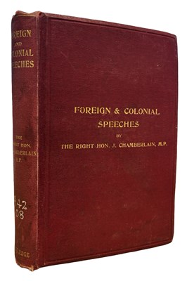 Lot 453 - JOSEPH CHAMBERLAIN [British Statesman]:...