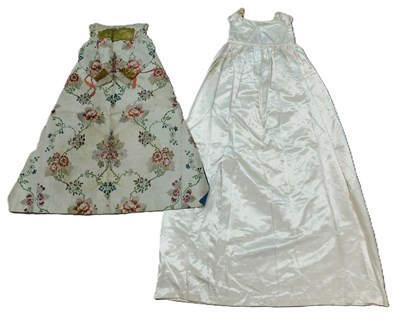 Lot 128 - An antique christening gown, possibly late...
