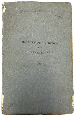 Lot 996 - INTERNATIONAL TRADE MINUTES REPORT: MINUTES OF...