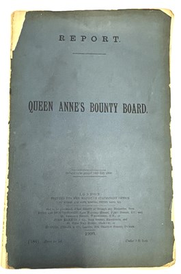 Lot 1019 - QUEEN ANNE'S BOUNTY: REPORT FROM THE JOINT...