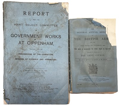 Lot 1016 - MILITARY REPORTS: 5 Titles: THE GENERAL ANNUAL...