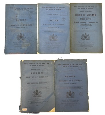 Lot 999 - ROYAL COMMISSION ON THE POOR LAWS AND RELIEF...