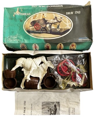 Lot 220 - A boxed 1742 Whitbred Dray building kit by...