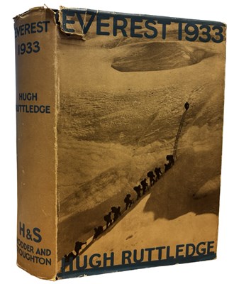 Lot 501 - HUGH RUTTLEGDE; EVEREST 1933, London, Hodder...