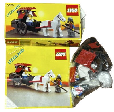 Lot 198 - LEGO: 3 Sets: 6061, Siege Tower (1984); 6023...