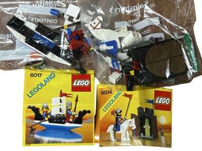Lot 203 - LEGO: 2 sets: 6017 King's Oarsmen (1987) and...