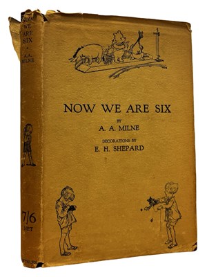 Lot 308 - A A MILNE: NOW WE ARE SIX, London, Methuen,...