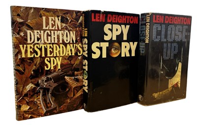 Lot 217 - LEN DEIGHTON: 3 Titles: SPY STORY, London,...