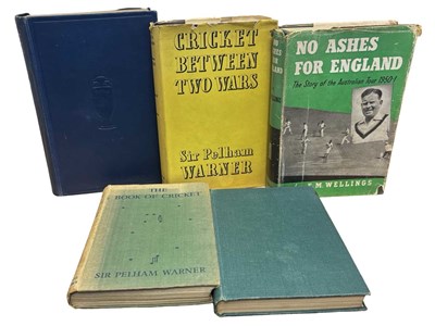Lot 82 - CRICKET INTEREST: 6 Titles: P F WARNER: THE...
