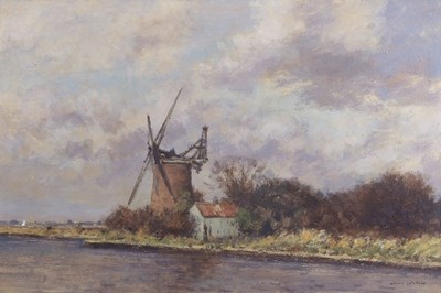 Lot 564 - Owen Waters (1916-2004), Oby Mill, oil on...