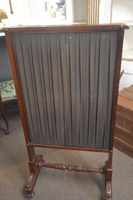 Lot 431 - An early 19th Century mahogany framed screen...