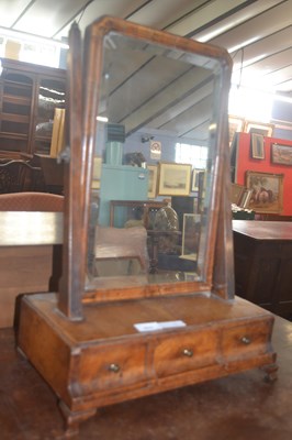 Lot 513 - An 18th Century dressing table mirror, the...