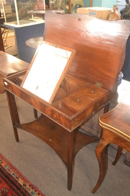 Lot 626 - A mahogany gentlemans dressing table, the...