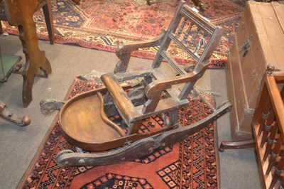 Lot 531 - A late 19th Century child's rocking chair