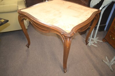Lot 593 - A late 19th Century French cabriole leg games...