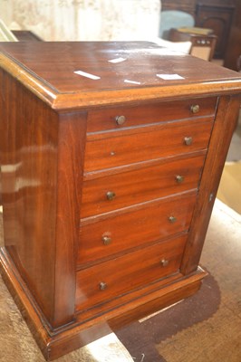Lot 575 - A Victorian mahogany collectors cabinet formed...