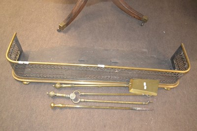 Lot 576 - An early 19th Century brass and pierced steel...