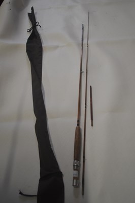 Lot 610 - A two piece cane fly rod no makers marks...