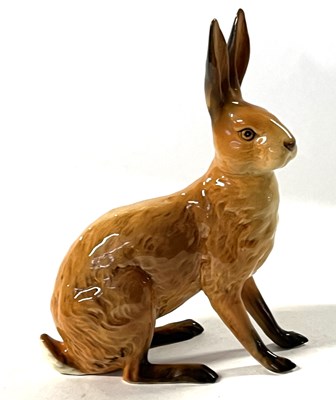 Lot 280 - Early Beswick model of a hare, model no 1025,...