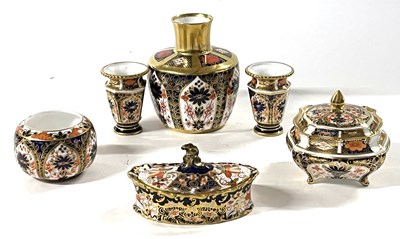 Lot 304 - Group of Royal Crown Derby wares including a...