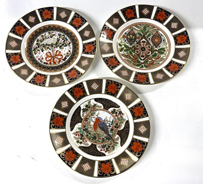 Lot 317 - Group of Royal Crown Derby plates including...