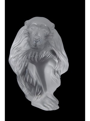 Lot 6 - Modern Lalique paperweight modelled as a...