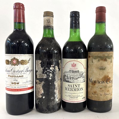 Lot 366 - 1998 Chateau Croizet Bages, Pauillac; 1975...