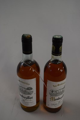 Lot 412 - TWo bottles of Monbazillac La Sabatiere, 1979...