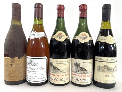 Lot 368 - Two bottles of 1952 Clos Vougeot Chateau de la...