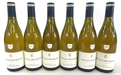 Lot 402 - Six bottles of Chassagne Montrachet,...