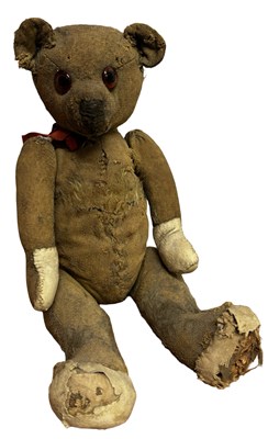 Lot 242 - A well-loved vintage Teddy Bear in need of...