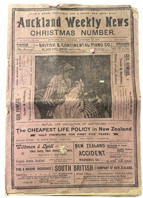 Lot 992 - NEW ZEALAND - Auckland Weekly News Christmas...