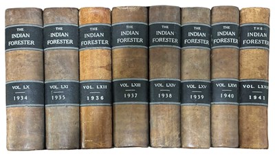 Lot 31 - THE INDIAN FORESTER, 1934 - 1941. Uniformly...