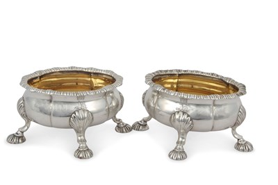 Lot 338 - A Fine pair of early George III large silver...