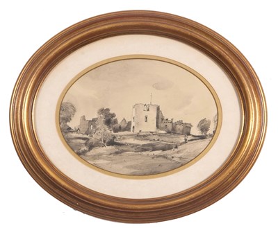 Lot 576 - Arthur E. Davies (1893-1989), Castle / Abbey...