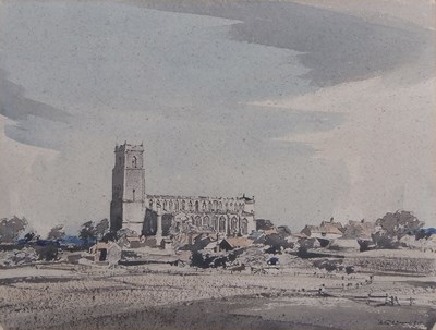 Lot 594 - Arthur E. Davies (1893-1988), "Blythburgh...