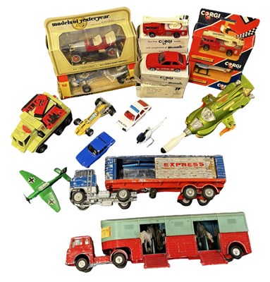 Lot 147 - A collection of various die-cast toys, to...