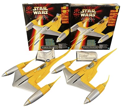 Lot 126 - A pair of electronic Naboo N1 Starfighters...